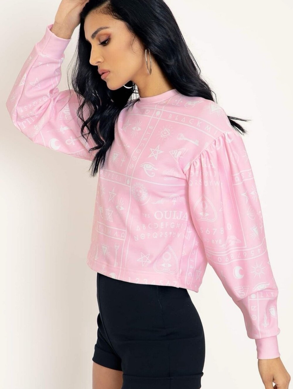 Black Milk Pink Ouija Sweater
